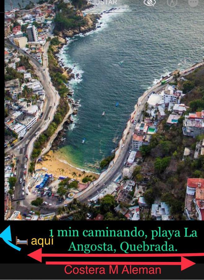 Departamento Sobre Costera, 1Min La Quebrada, 3M Playas Y Yates Daire Akapulko Dış mekan fotoğraf